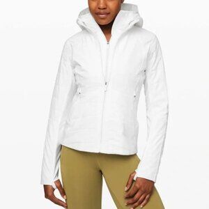 Lululemon Another Mile Jacket Size 6-White- Excellent Condition